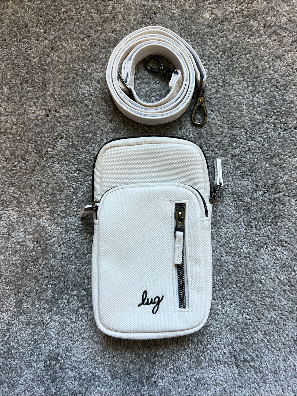 Lug Pitter patter Matt luxe white NWOT
